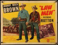 6p243 LAW MEN 1/2sh '44 bad guys hold up a stagecoach at gunpoint!