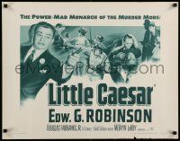 6p250 LITTLE CAESAR 1/2sh R54 Edward G. Robinson as the power-mad monarch of the murder mobs!