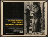 6p276 MIDNIGHT COWBOY 1/2sh '69 Dustin Hoffman, Jon Voight, John Schlesinger classic!