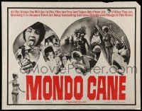 6p280 MONDO CANE 1/2sh '63 classic early Italian documentary of human oddities!