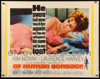 6p302 OF HUMAN BONDAGE 1/2sh '64 super sexy Kim Novak can't help being what she is!