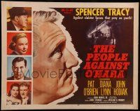 6p326 PEOPLE AGAINST O'HARA style A 1/2sh '51 Tracy against sinister forces that prey on youth!