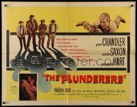 6p340 PLUNDERERS style B 1/2sh '60 Jeff Chandler, John Saxon, Ray Stricklyn in western action!