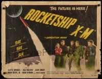 6p370 ROCKETSHIP X-M 1/2sh '50 Lloyd Bridges in the screen's 1st story of man's conquest of space!