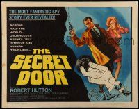 6p380 SECRET DOOR 1/2sh '64 Robert Hutton, WWII spies, most fantastic story ever revealed!
