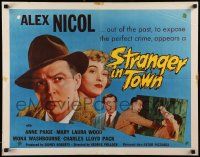 6p413 STRANGER IN TOWN 1/2sh '59 Alex Nicol, Anne Paige, Mary Laura Wood!