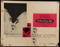 6p434 THOMAS CROWN AFFAIR 1/2sh '68 best kiss close up of Steve McQueen & sexy Faye Dunaway!