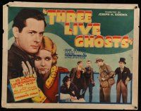 6p438 THREE LIVE GHOSTS 1/2sh '29 Robert Montgomery shown in his first credited role!