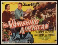 6p465 VANISHING AMERICAN style A 1/2sh '55 Zane Grey, Navajo Indian Scott Brady, Audrey Totter!