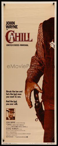 6p543 CAHILL insert '73 George Kennedy, classic United States Marshall big John Wayne!