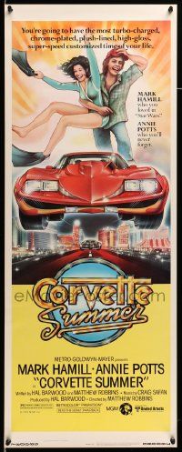 6p556 CORVETTE SUMMER insert '78 Mark Hamill & sexy Annie Potts on bizarre 'custom' Corvette!
