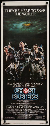 6p621 GHOSTBUSTERS insert '84 Bill Murray, Aykroyd & Harold Ramis are here to save the world!