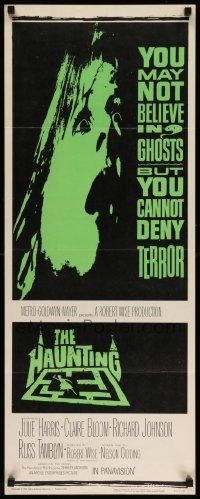 6p643 HAUNTING insert '63 you may not believe in ghosts but you cannot deny terror!
