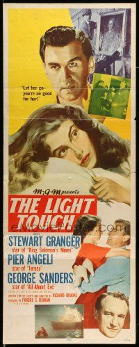 6p700 LIGHT TOUCH insert '51 Stewart Granger, Pier Angeli, George Sanders