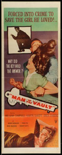 6p726 MAN IN THE VAULT insert '56 directed by Andrew V. McLaglen, sexy two-timing Anita Ekberg!