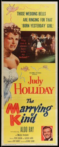 6p738 MARRYING KIND insert '52 wedding bells are ringing for pretty bride Judy Holliday!