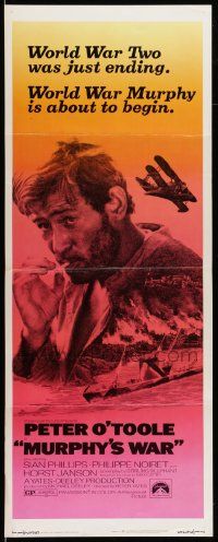 6p775 MURPHY'S WAR insert '71 Peter O'Toole, WWII was ending, WWMurphy was about to begin!