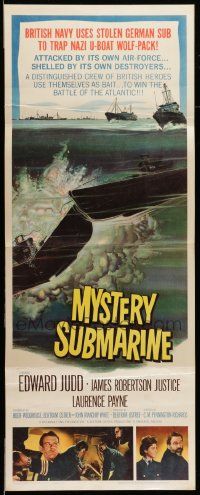 6p787 MYSTERY SUBMARINE insert '63 World War II's deadliest undersea sub vs. sub battle ever!