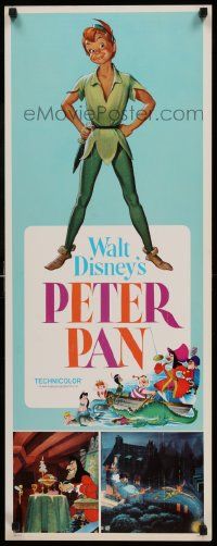 6p827 PETER PAN insert R69 Walt Disney animated cartoon fantasy classic, great full-length art!