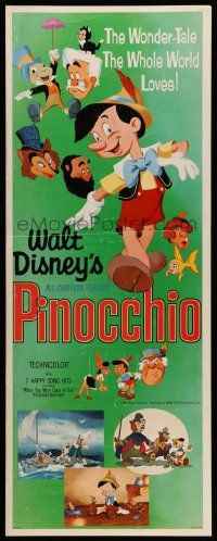 6p831 PINOCCHIO insert R71 Disney classic fantasy about a wooden boy who wants to be real!