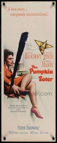 6p843 PUMPKIN EATER insert '64 Anne Bancroft, Peter Finch, a completely unconventional love story!