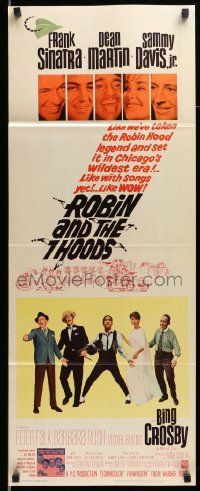 6p863 ROBIN & THE 7 HOODS insert '64 Sinatra, Dean Martin, Sammy Davis Jr, Bing Crosby, Rat Pack