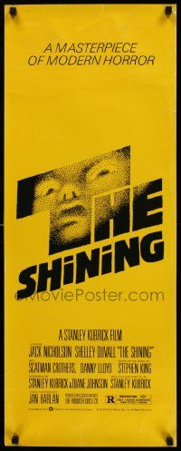 6p892 SHINING insert '80 Stephen King & Stanley Kubrick masterpiece of modern horror, Jack Nicholson