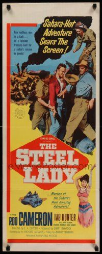 6p925 STEEL LADY insert '53 Rod Cameron is a fortune hunter in the Sahara Desert!