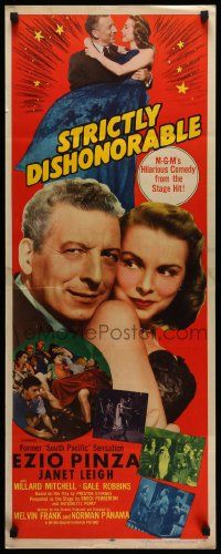 6p933 STRICTLY DISHONORABLE insert '51 what are Ezio Pinza's intentions toward Janet Leigh?