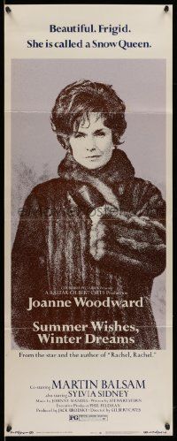 6p935 SUMMER WISHES WINTER DREAMS insert '73 c/u of beautiful frigid snow queen Joanne Woodward!