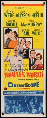 6p997 WOMAN'S WORLD insert '54 June Allyson, Clifton Webb, Van Heflin, Bacall, MacMurray, Dahl!