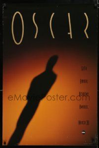 6r003 64TH ANNUAL ACADEMY AWARDS 24x36 1sh '92 cool shadowy image of Oscar!