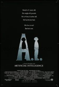 6r012 A.I. ARTIFICIAL INTELLIGENCE int'l advance 1sh '01 Spielberg, Haley Joel Osment, Jude Law!