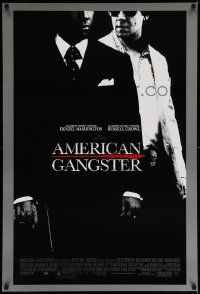 6r028 AMERICAN GANGSTER 1sh '07 Denzel Washington, Russell Crowe, Ridley Scott directed!