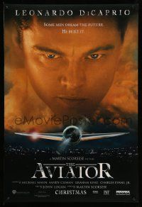 6r042 AVIATOR advance DS 1sh '04 Martin Scorsese directed, Leonardo DiCaprio as Howard Hughes!