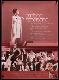 6r669 BARBRA STREISAND THE TELEVISION SPECIALS 18x24 video poster '05 great images of the star!