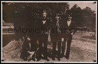 6r867 BEATLES 23x35 commercial poster '70 cool posed image of the Big Four!