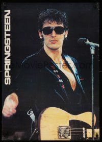 6r874 BRUCE SPRINGSTEEN 19x27 Belgian commercial poster '80s & the E Street Band, image of The Boss!