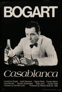 6r881 CASABLANCA 20x30 commercial poster '79 Humphrey Bogart, Ingrid Bergman, classic!