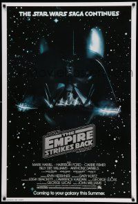 6r895 EMPIRE STRIKES BACK 27x40 German commercial poster '95 Darth Vader image from advance poster