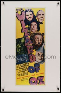 6r996 WIZARD OF OZ 22x34 commercial poster '83 Judy Garland, cast, image from the insert!