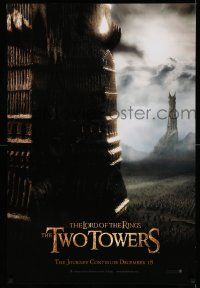 6r306 LORD OF THE RINGS: THE TWO TOWERS teaser 1sh '02 Peter Jackson & J.R.R. Tolkien epic!