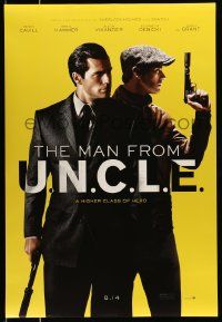 6r316 MAN FROM U.N.C.L.E. teaser DS 1sh '15 Guy Rtichie, Henry Cavill and Armie Hammer!