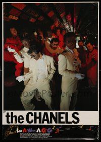 6r634 CHANELS 24x33 music poster '80s Rats & Star, image of the Japanese pop group in blackface!