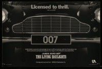 6r802 LIVING DAYLIGHTS 12x18 special '86 great image of classic Aston Martin car grill!