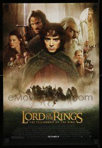 6r623 LORD OF THE RINGS: THE FELLOWSHIP OF THE RING advance mini poster '01 J.R.R. Tolkien, Frodo!