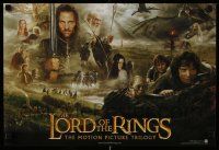 6r622 LORD OF THE RINGS TRILOGY mini poster '00s Peter Jackson, cool images of cast!
