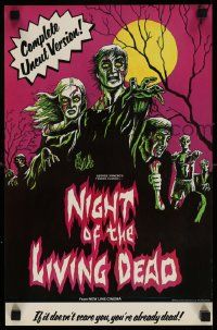 6r811 NIGHT OF THE LIVING DEAD 11x17 special R78 George Romero zombie classic!