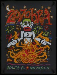 6r855 ZOZOBRA 18x24 special '97 Santa Fe, wild, colorful artwork by William Rotsaert!