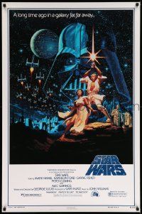 6r453 STAR WARS style B Kilian 1sh R92 George Lucas sci-fi epic, art by Greg & Tim Hildebrandt!
